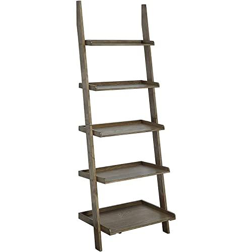 Convenience Concepts American Heritage Bookshelf Ladder, Driftwood