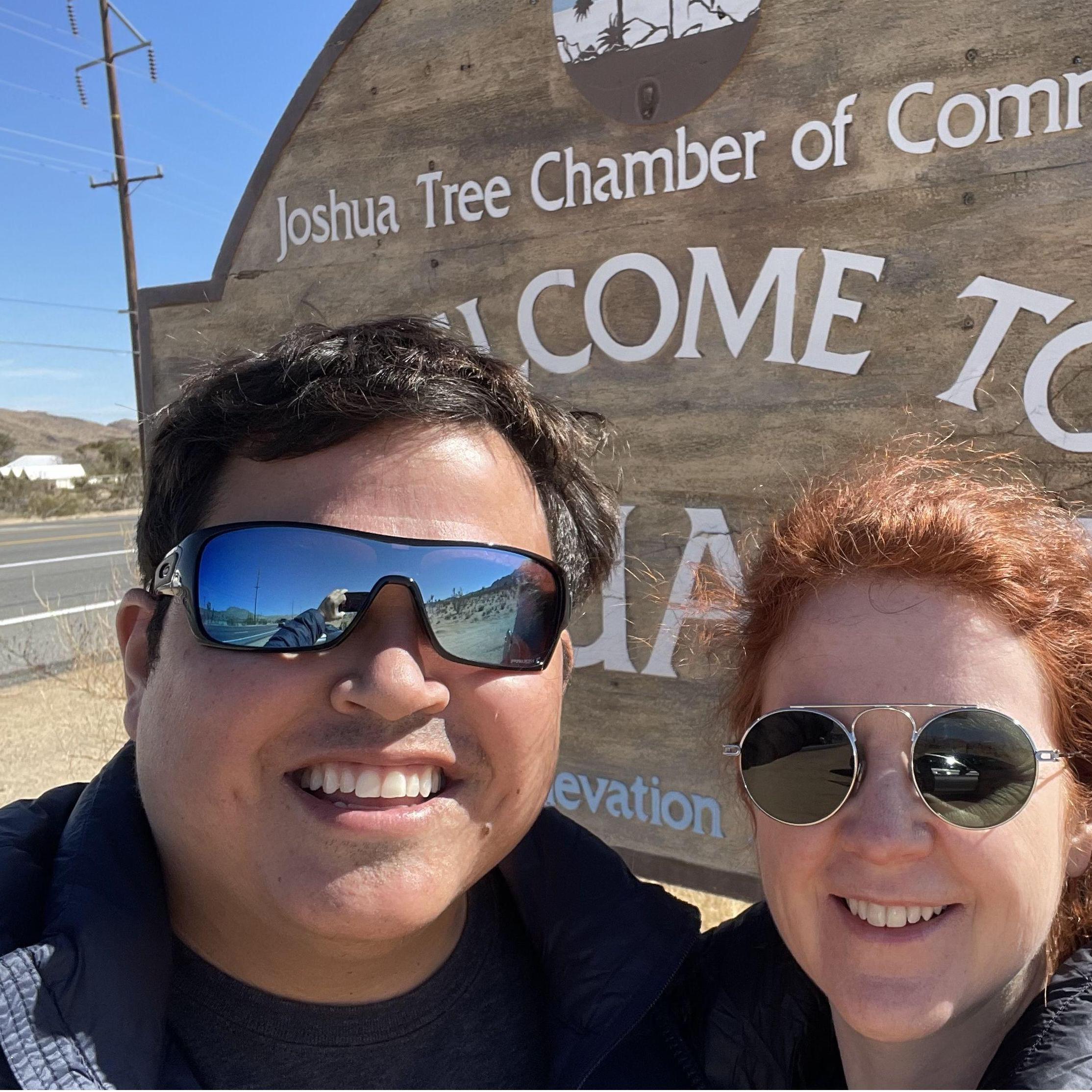 Our first mini vacation together to Joshus Tree..