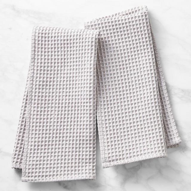 Oversized Waffle Weave Towels, 20" X 30", Drizzle Grey