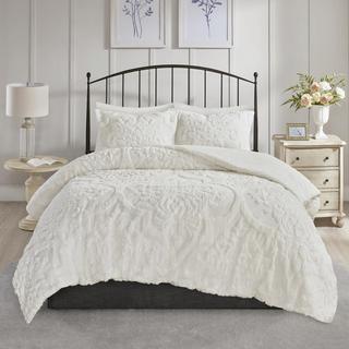 Viola 3-Piece Damask Comforter Set