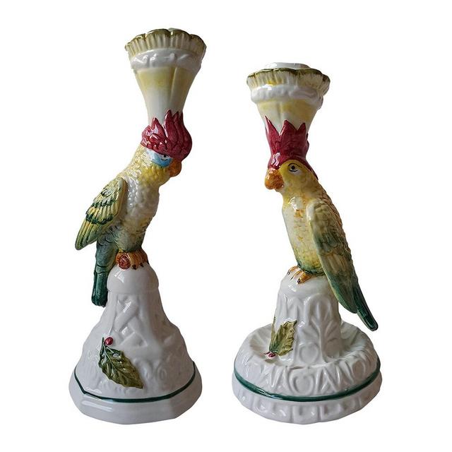 Parrot Candle Holder - Set of 2