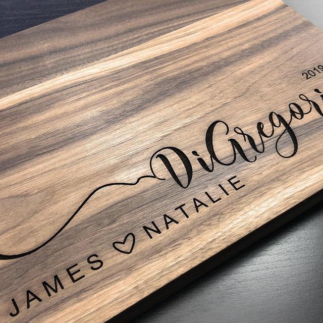 Personalized Cutting Board, Cutting Board, Wedding Gift, Housewarming Gift, Engagement Gift, Fast Shipping, Wedding Anniversary Gift