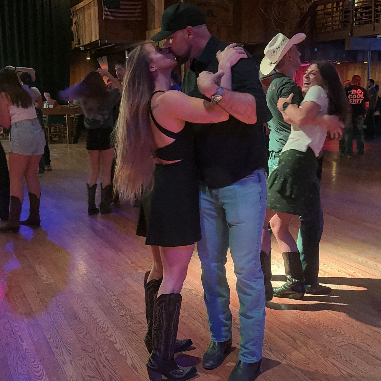 Dancing at The Stampede - where we first met