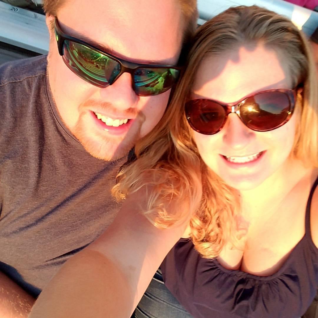 Kaitlyn's first NASCAR race!