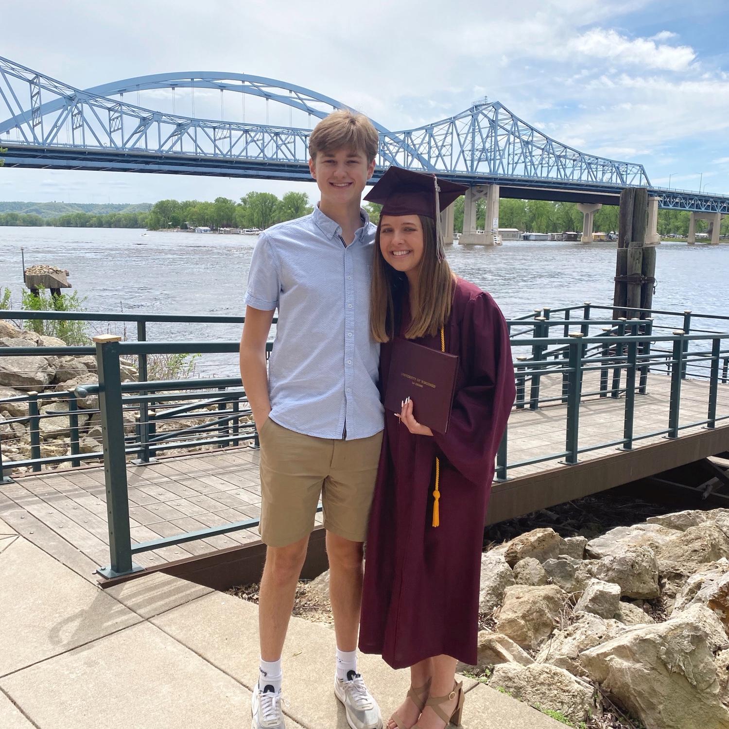 Lily's college graduation (May 2022)