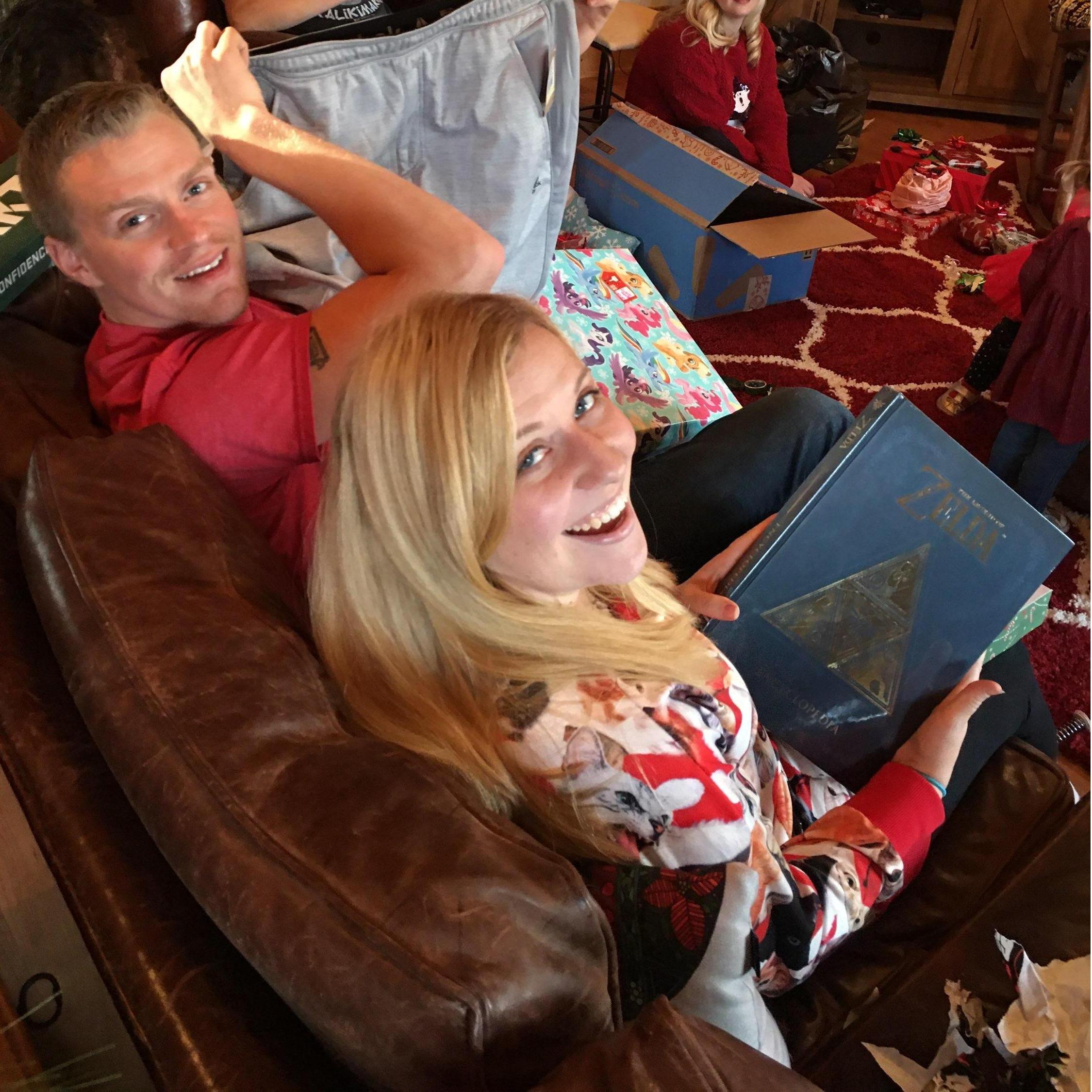 December 24: Luke & Andrea celebrate their first Christmas Eve and Christmas day both together and with their families.