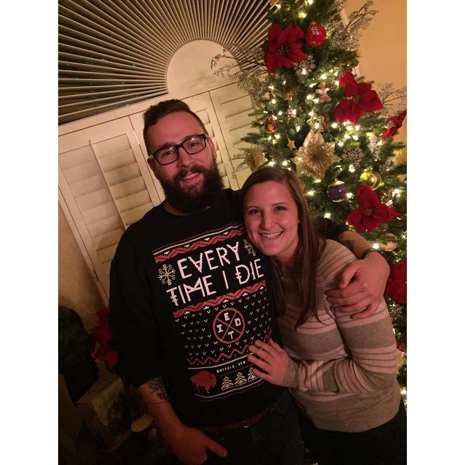 Our first Christmas together and Tom's first trip to El Paso, Texas!