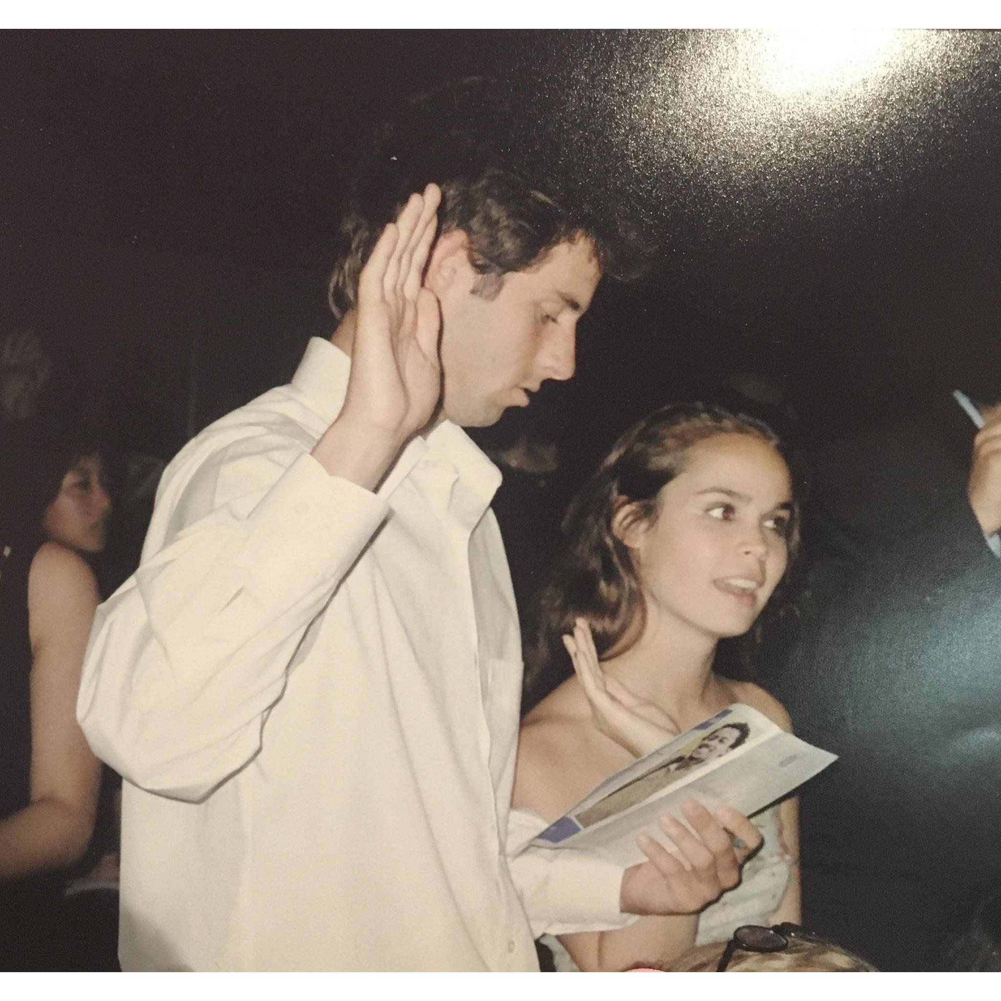 Taking vows our senior year of high school, 2006!