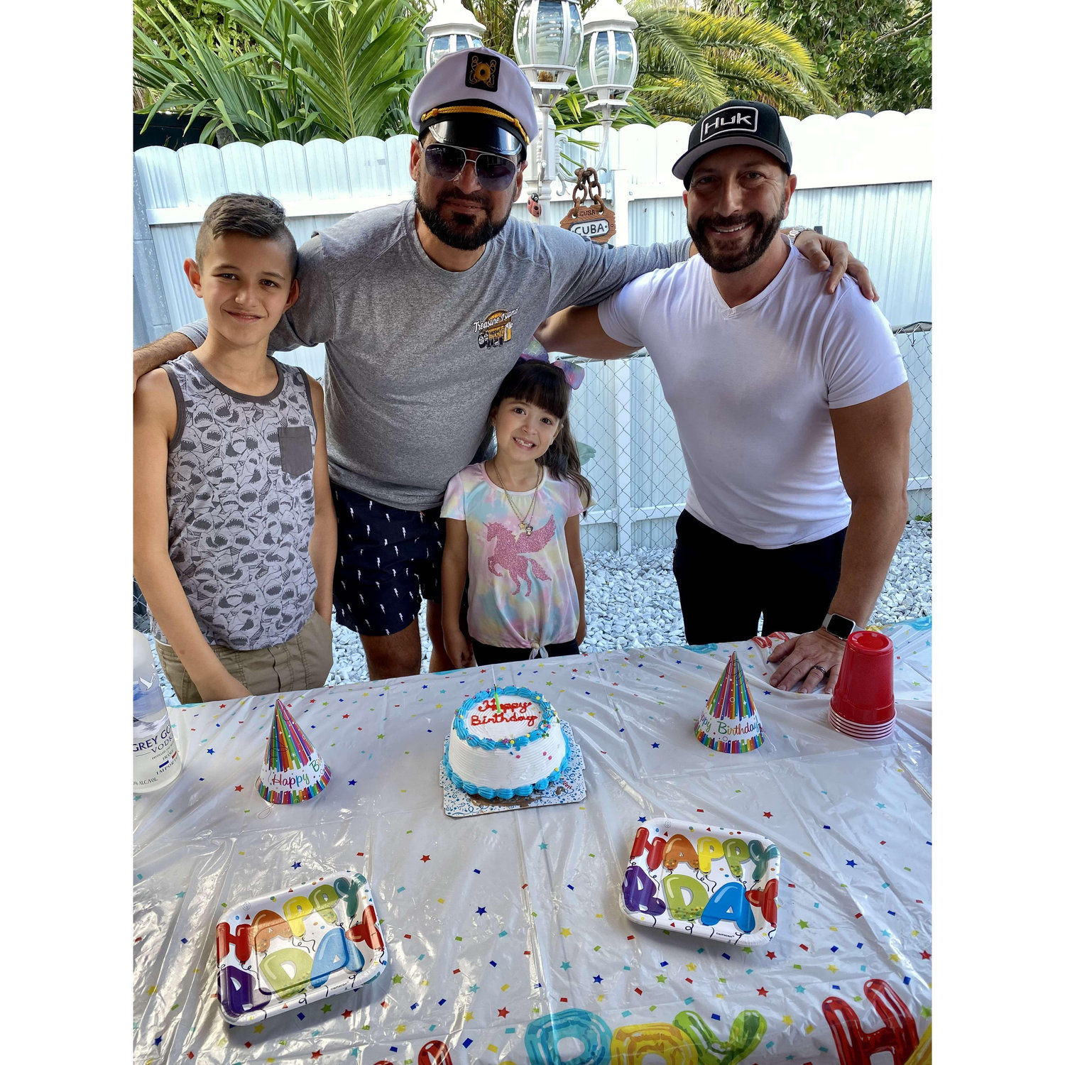 Jonathan and Guillermo with Guillermo's Nephew (Edel Alejandro) and Niece (Victoria) Miami 2021
