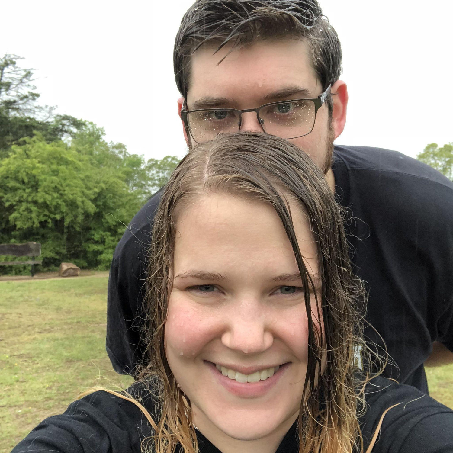We love the rain.