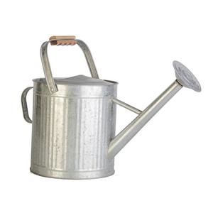 Panacea 2 gallon Vintage Galvanized Watering Can with Wood Handle