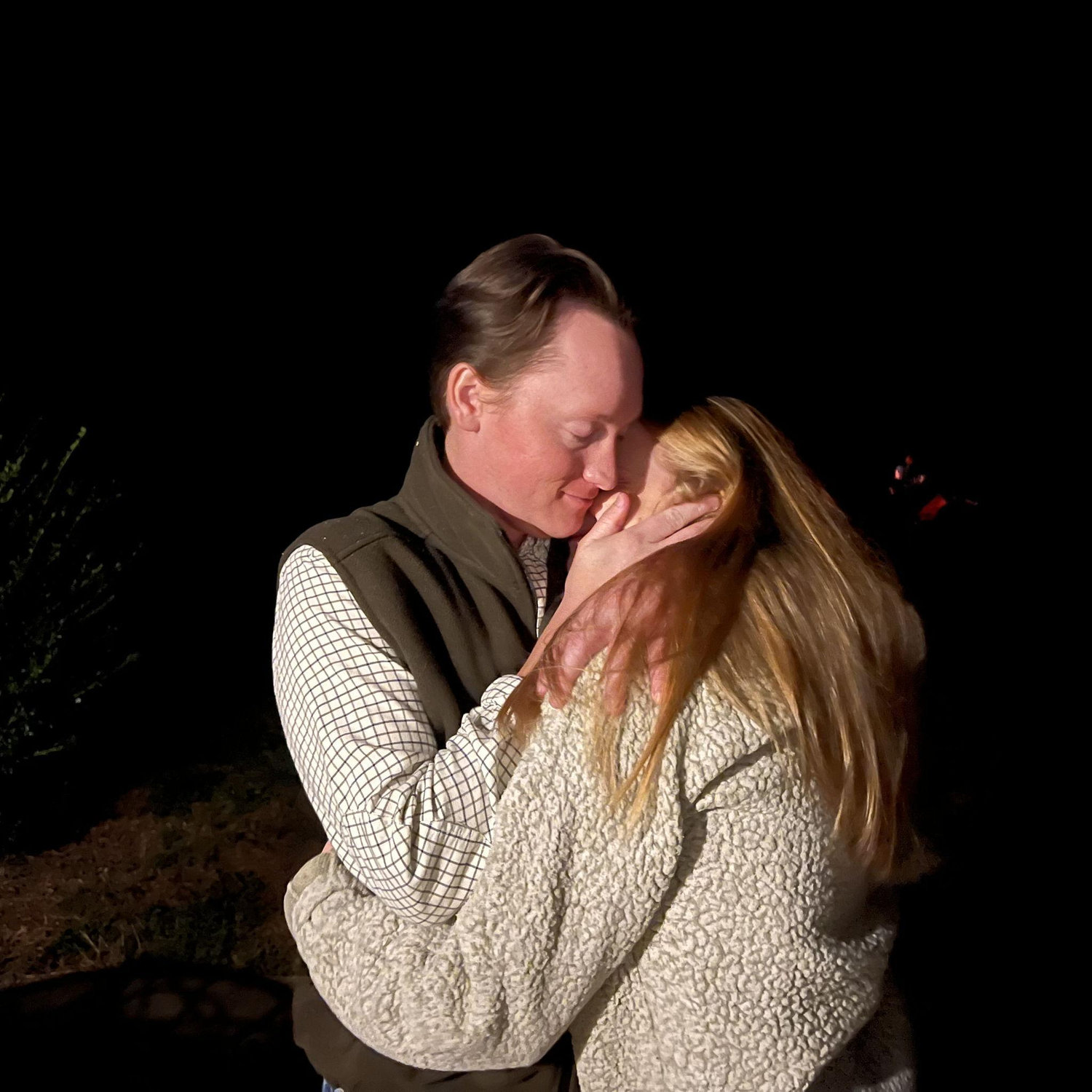 The night we got engaged!