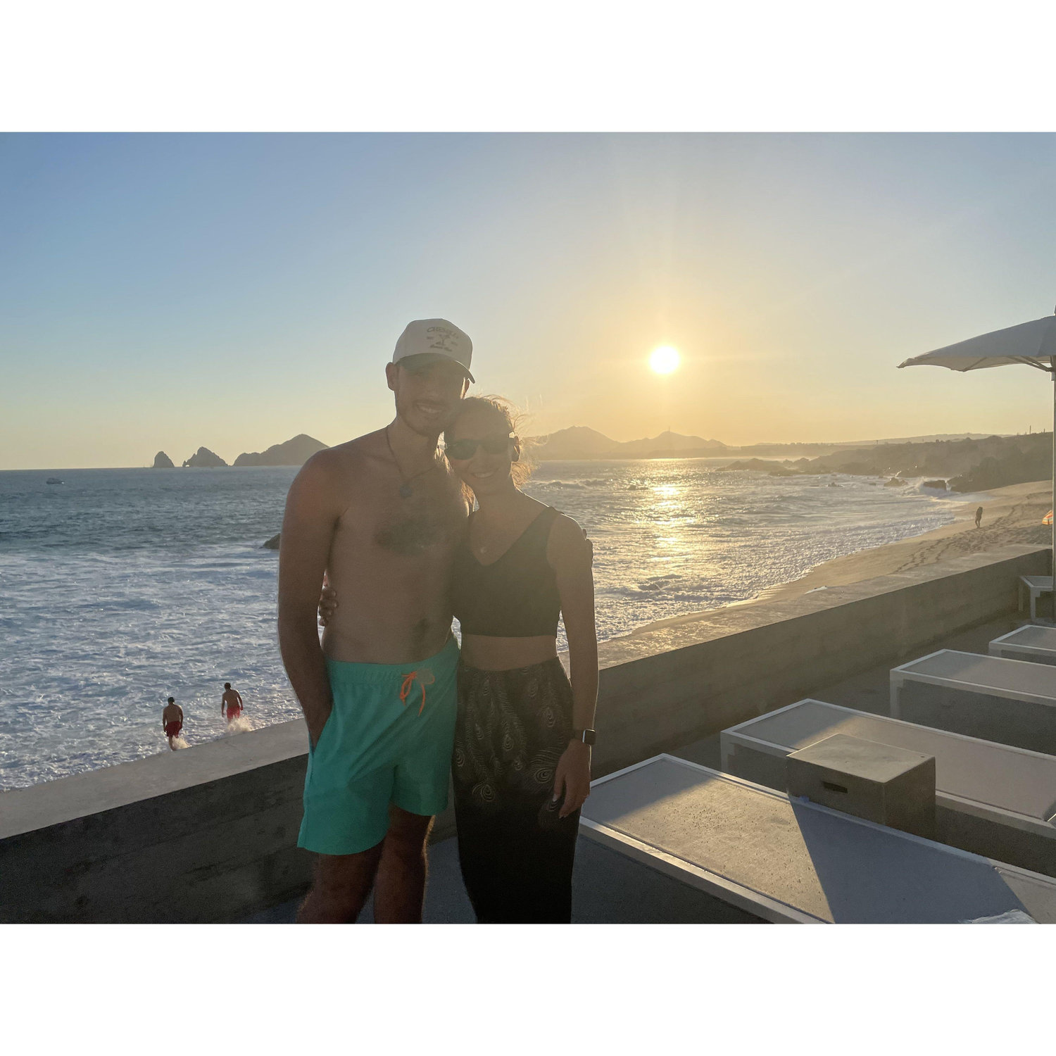 Amazed with the Cabo sunsets during another beautiful wedding celebration