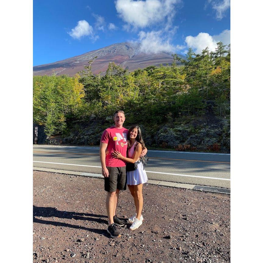 We saw Mt. Fuji!