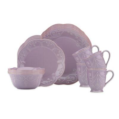 Lenox® 16-Piece French Perle Dinnerware Set in Violet