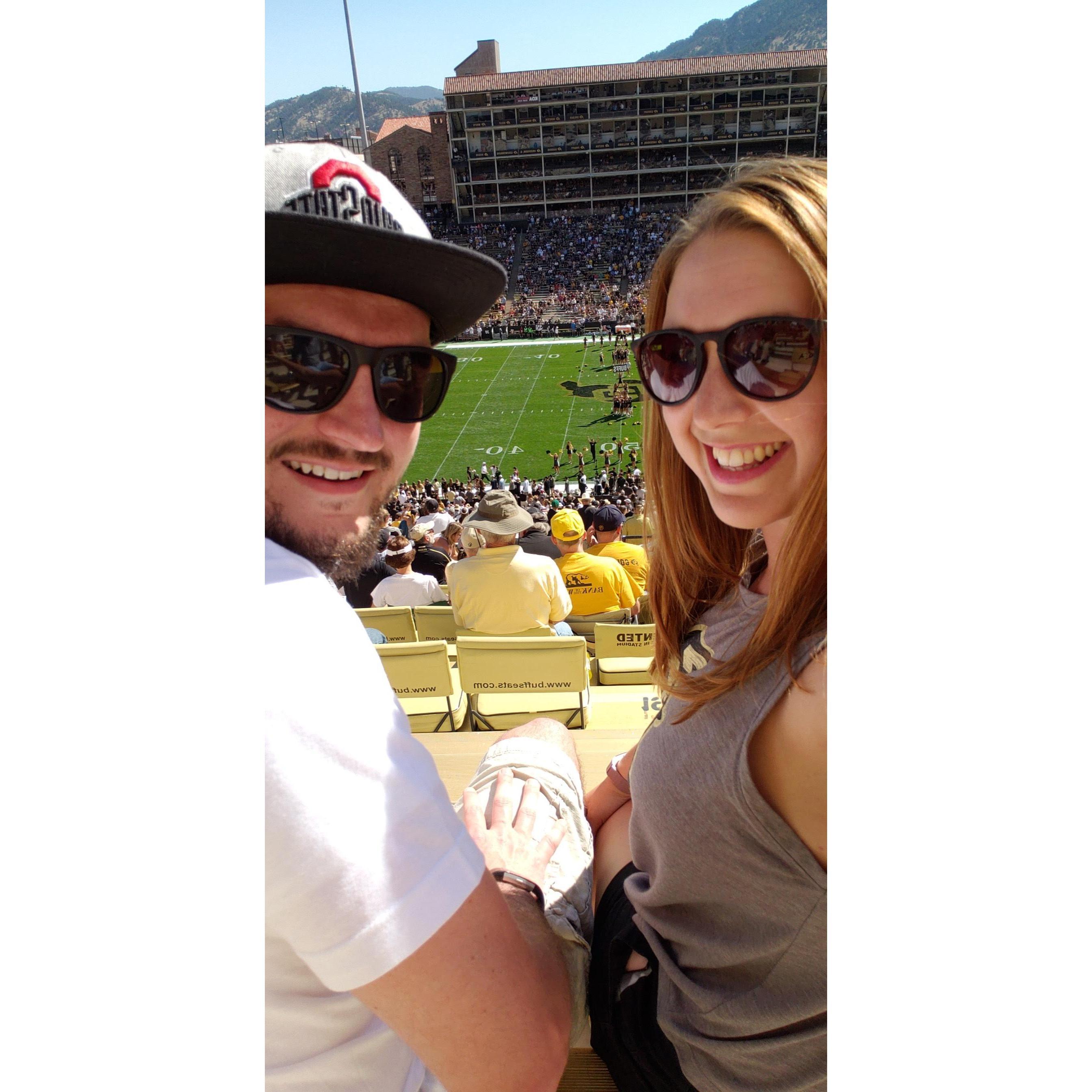 First CU Football Game