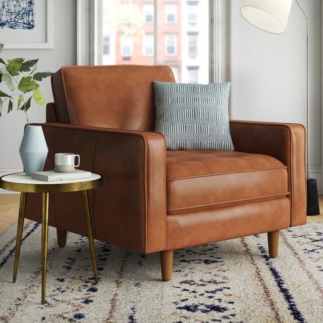 Clark 38.5'' Wide Tufted Armchair