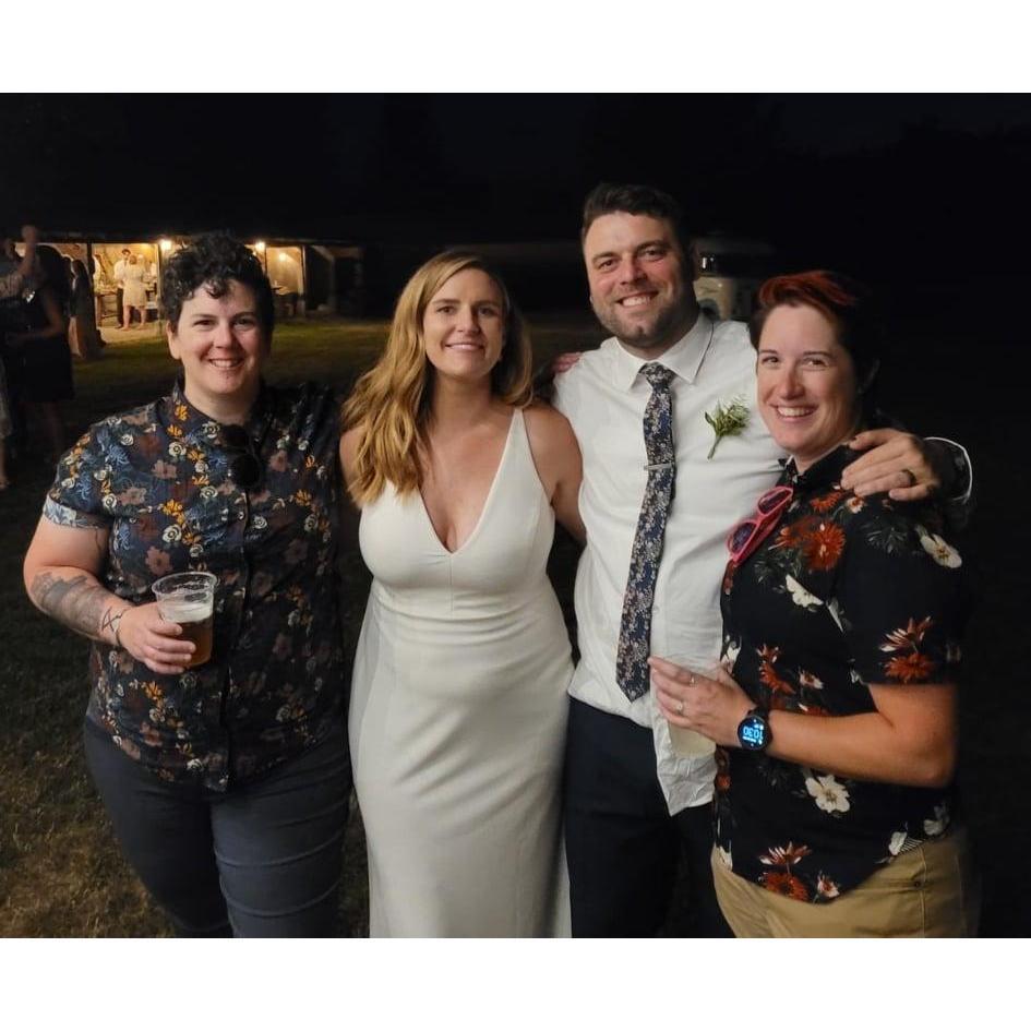 At the Dr. and Dr. Robey wedding...also in Bellingham! 2021