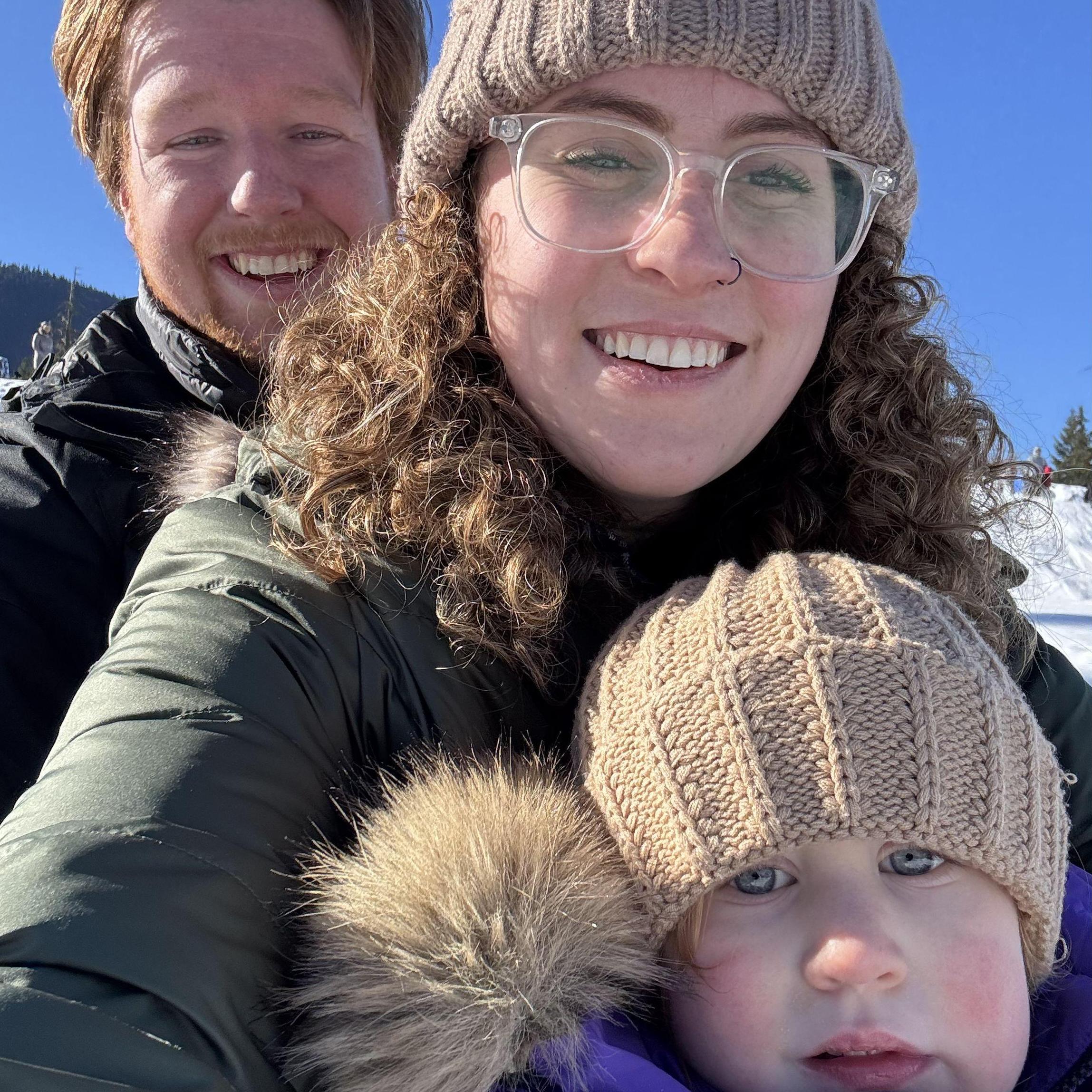 Crazy day of playing and sledding in the snow!