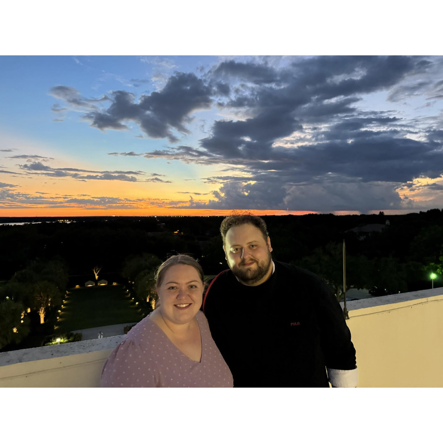 June 25, 2024: Us on top of the Orlando Temple!