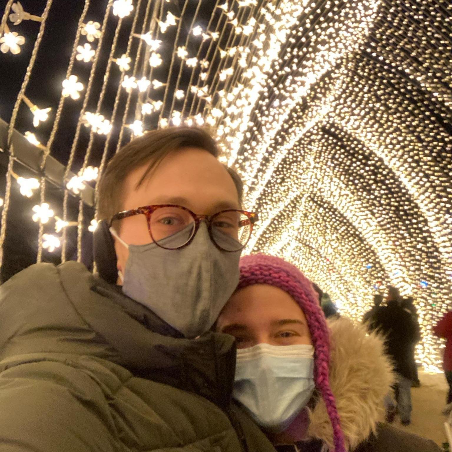 Night of lights, Chicago Botanic Gardens, Winter 2021.