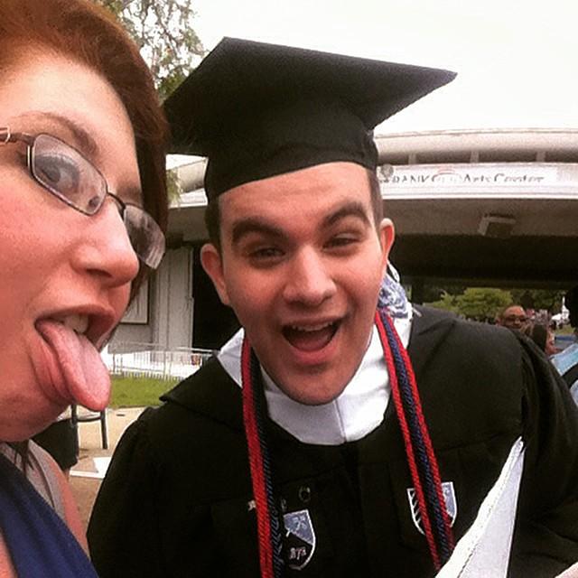 Nick graduates from Saint Peters University! (2015)