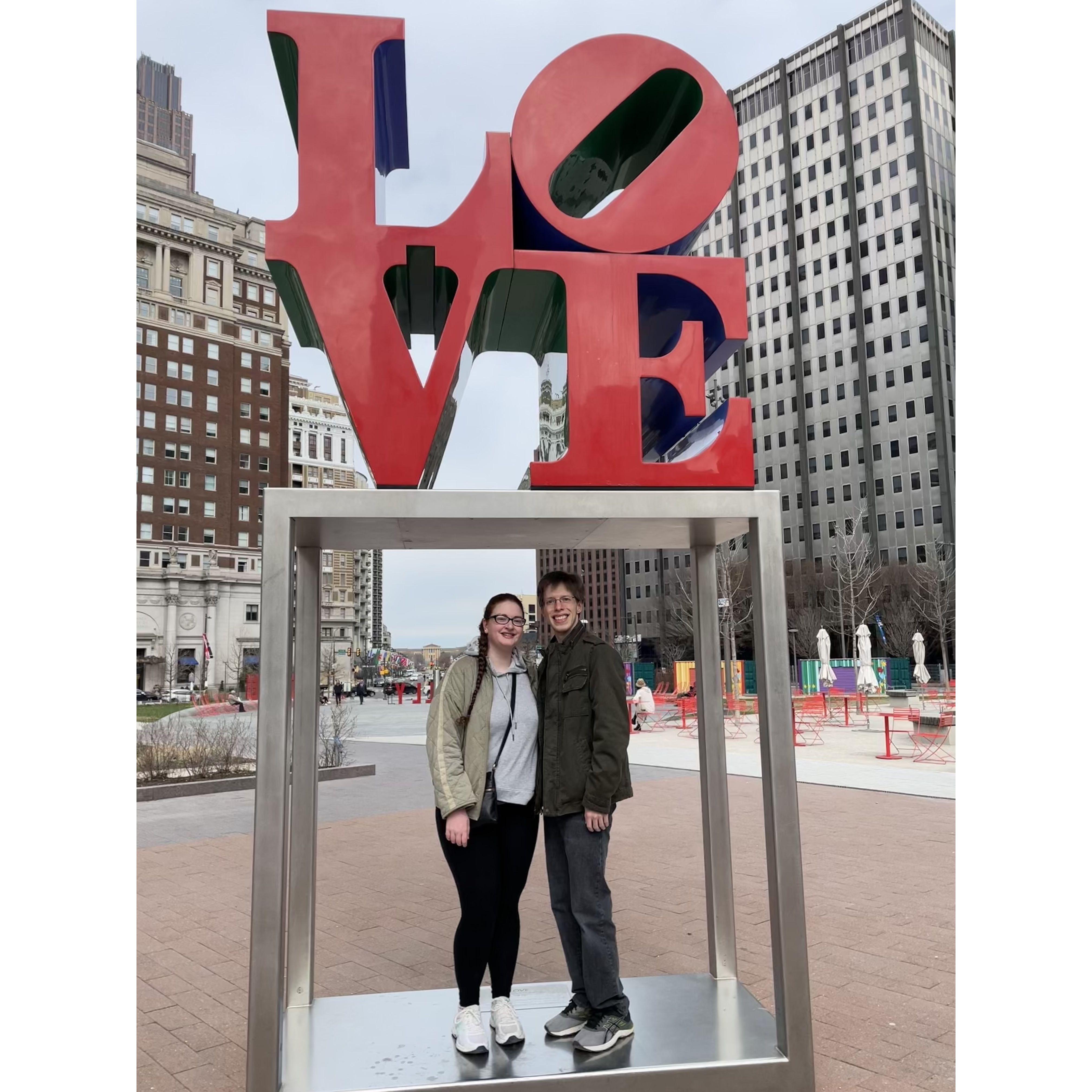 On our trip to Philly
