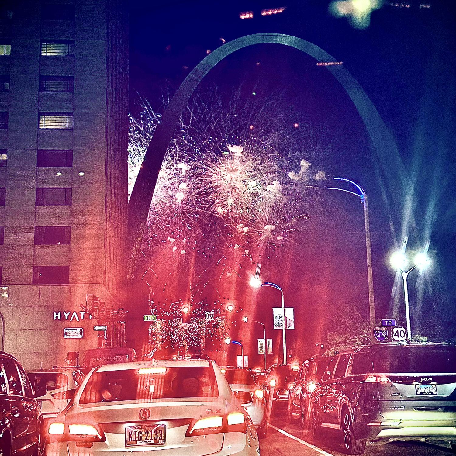 Our Memories: Fireworks at the Gateway Arch