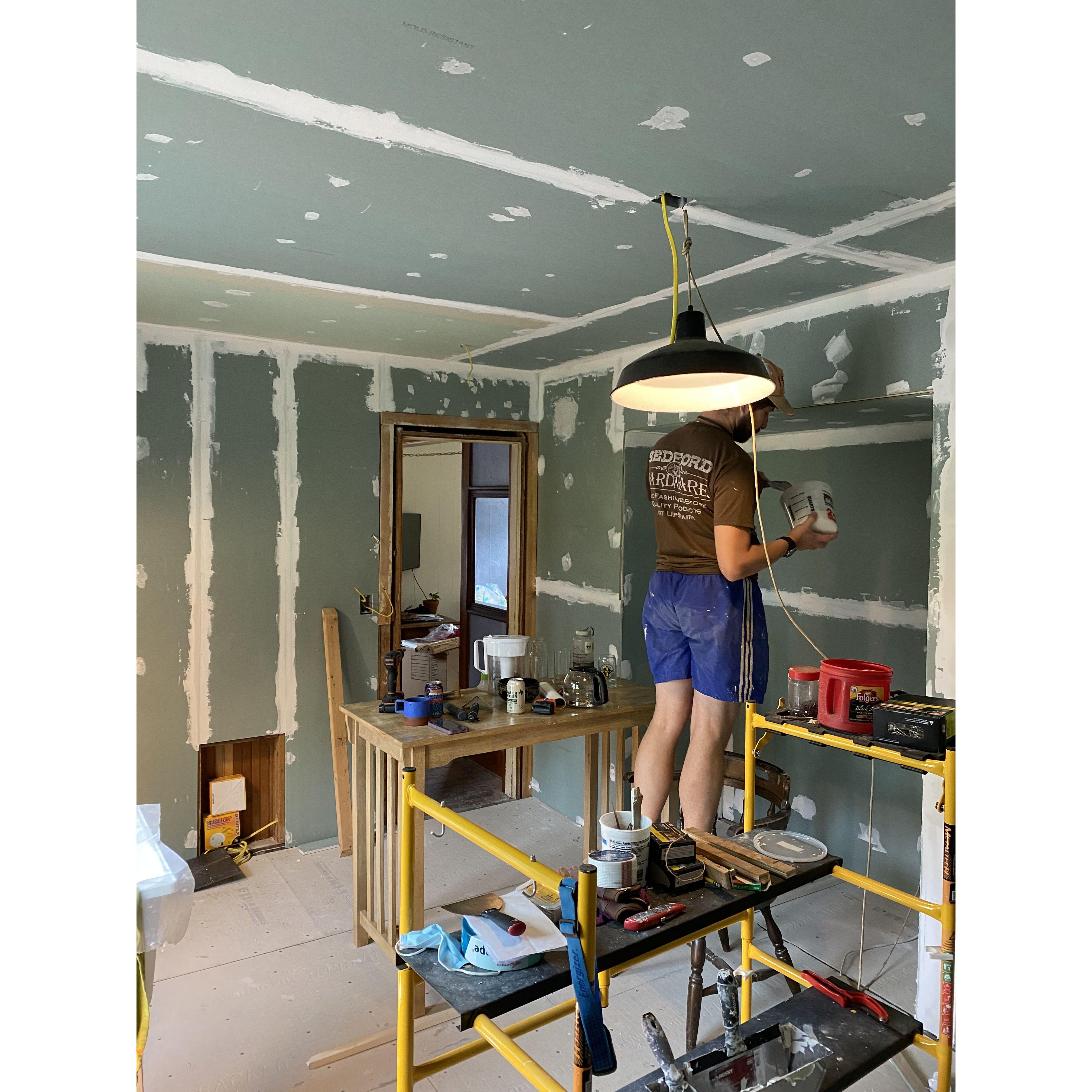 During our kitchen renovation