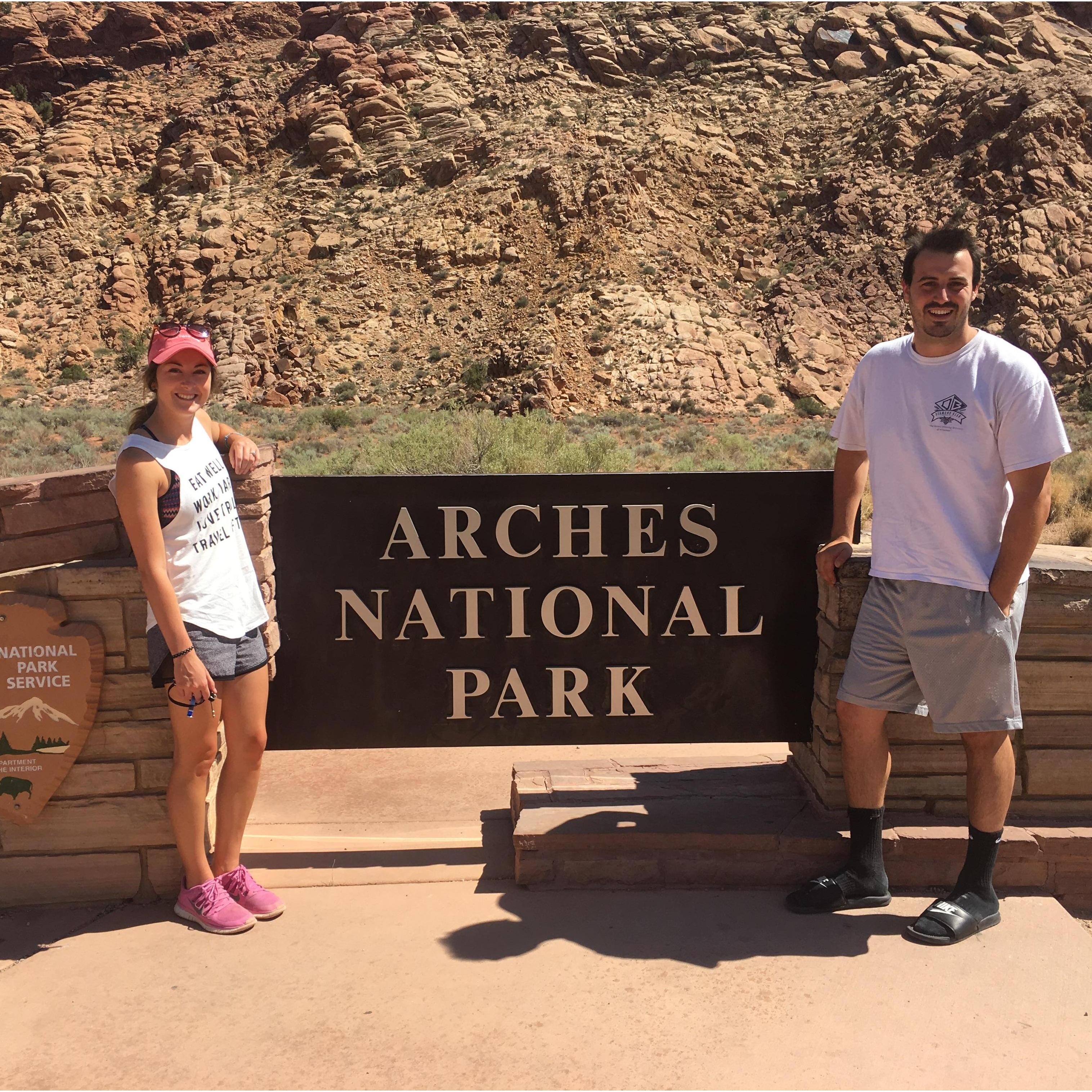 This was right after skydiving in Moab, Utah. This is a MUST see!