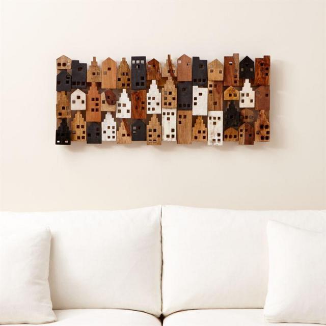 Village Rectangular Art