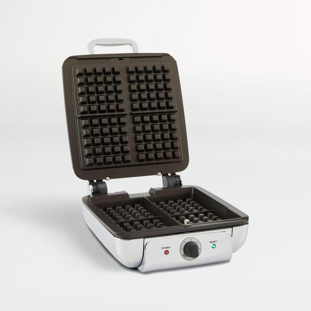 All-Clad ® 4-Slice Stainless Steel Waffle Maker with Removable Plates