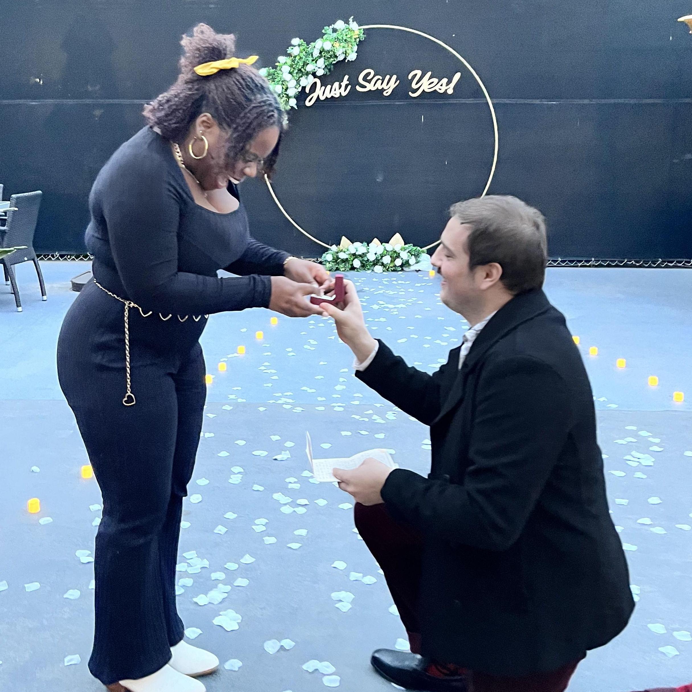 Is she supposed to be grabbing the ring out of the box like that?