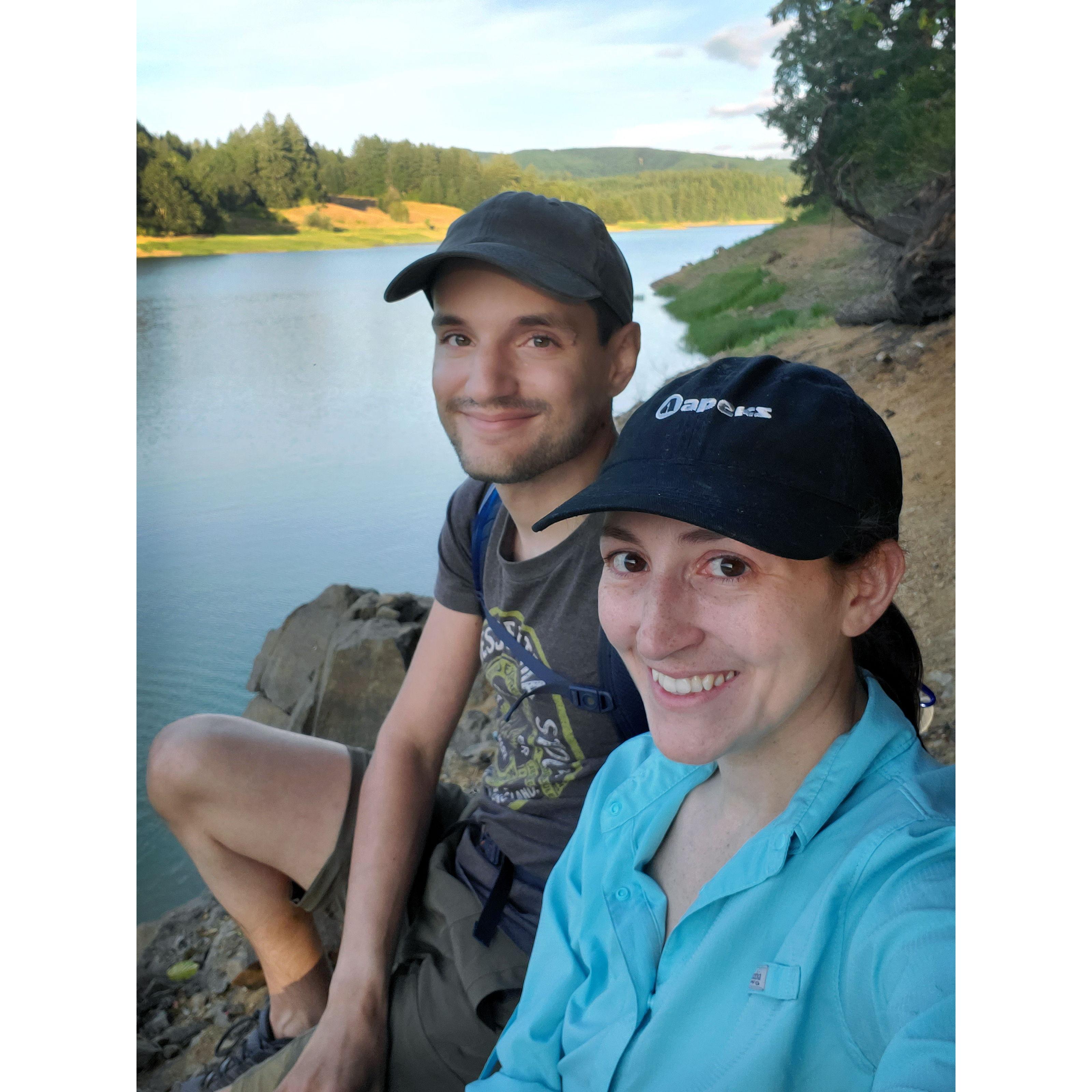 Hiking at Henry Hagg Lake