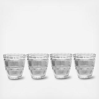 Carroll Gate Double Old Fashioned Glass, Set of 4
