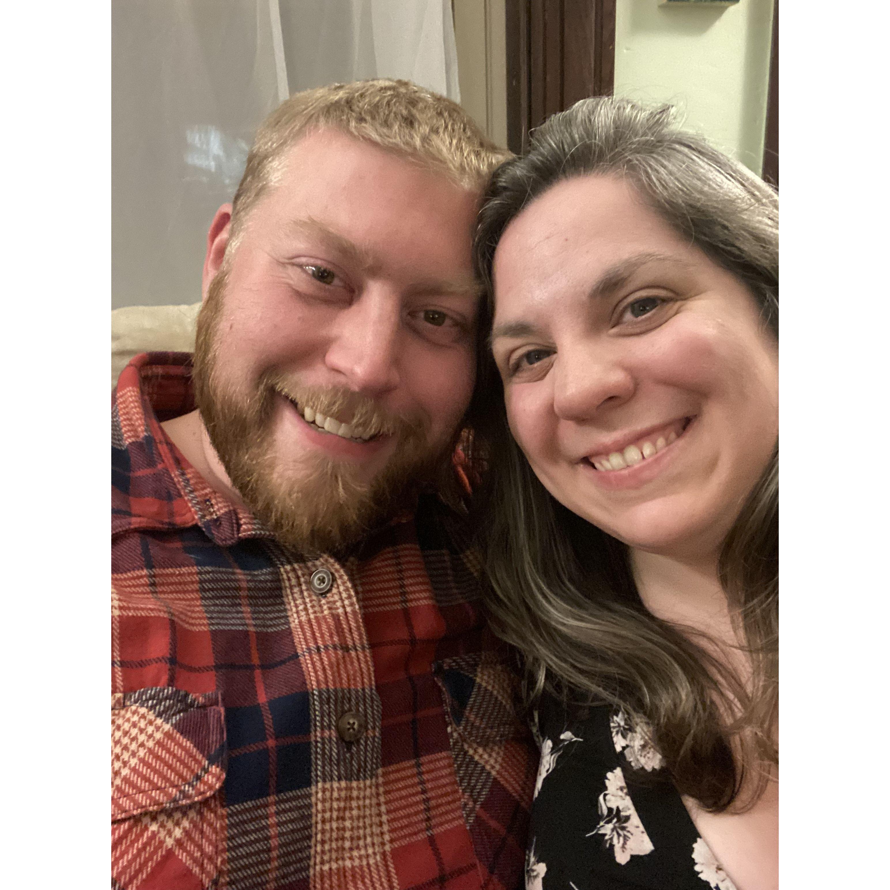 Our first New Year's Together...Molly had just gotten over Covid and Corey drove all the way back from New Jersey to be her New Year's Eve date.