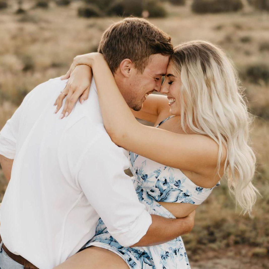 Ons liefde, vir die eerste keer vasgevang.