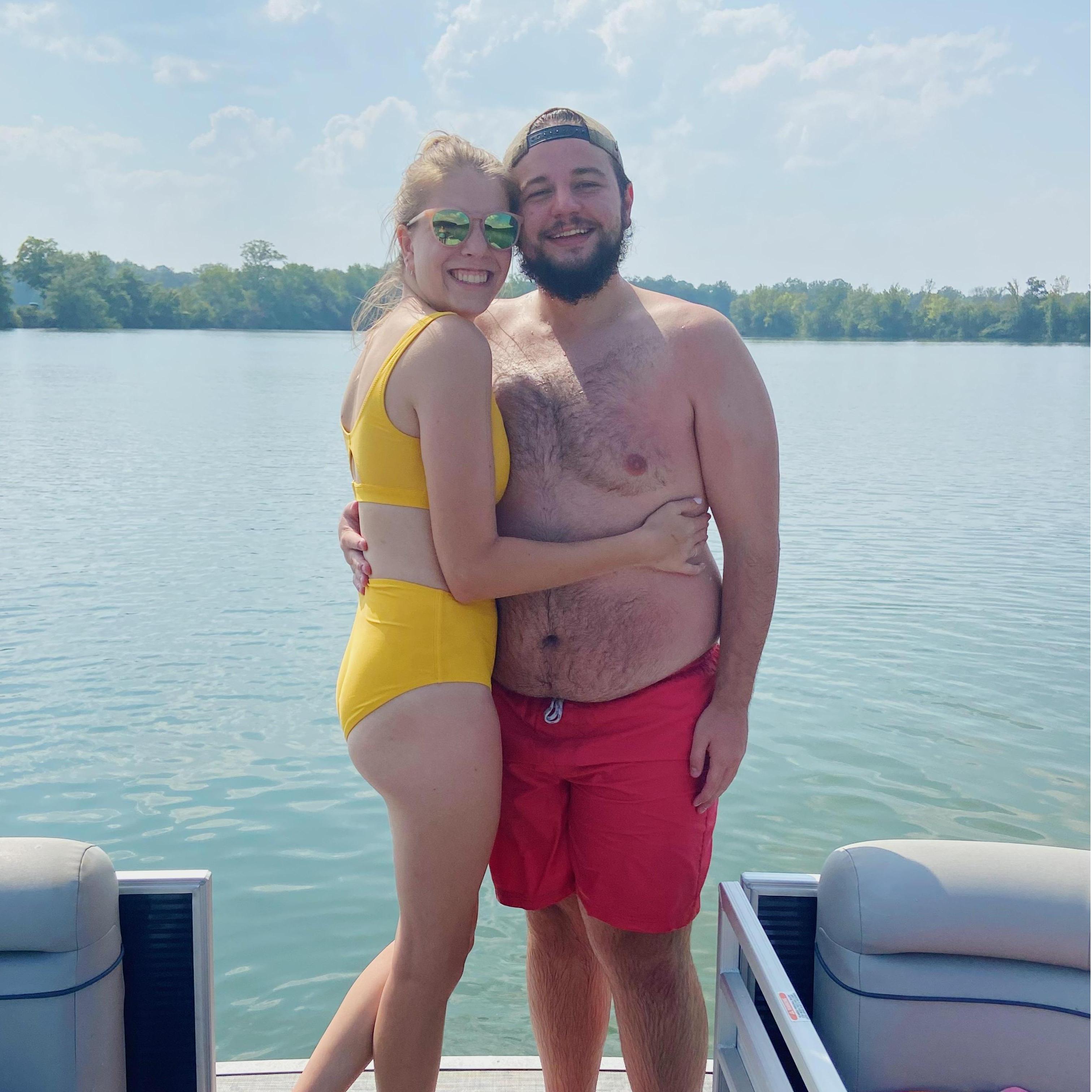 Lake trip with Meg's family