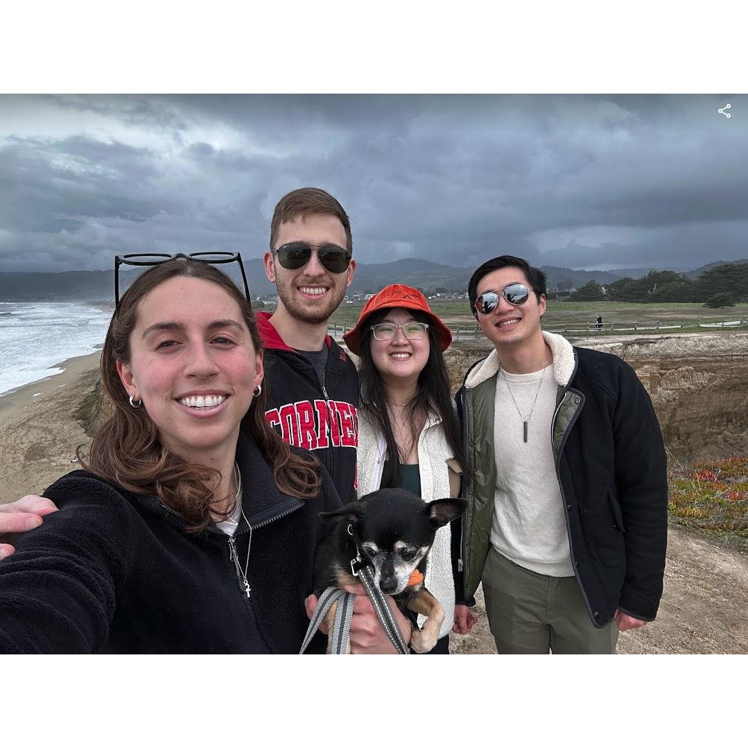 Yannie and Earvin came to visit us in San Francisco, so we took them to Half Moon Bay.