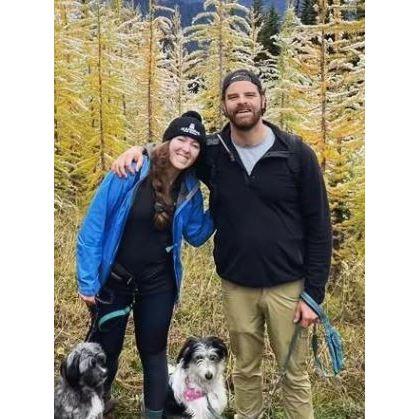 Seeing the larch trees.