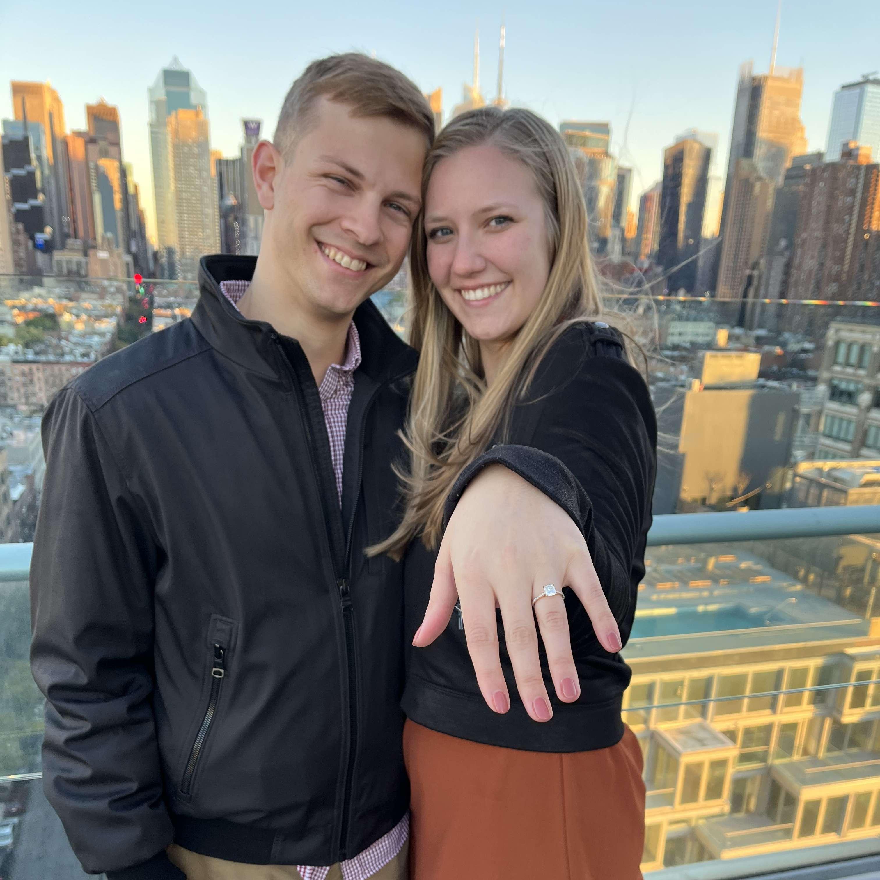 11.05.2021 - Matt proposed at The Press Lounge in NYC!