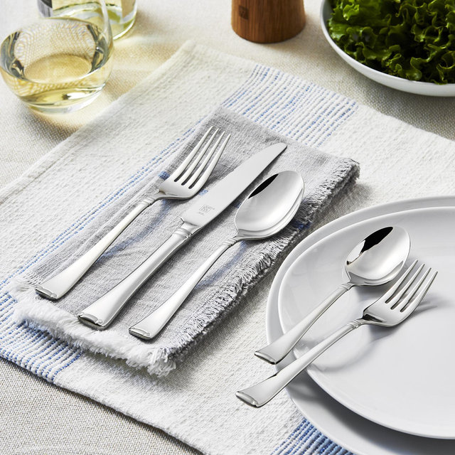 ZWILLING, Angelico 45-Piece Flatware Set, Service for 8 | Zola