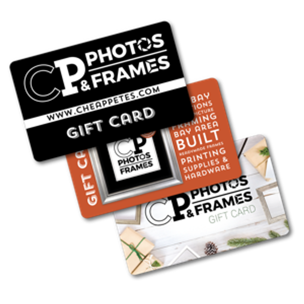 Cheap Pete's Gift Card - new frames from a great local framer!