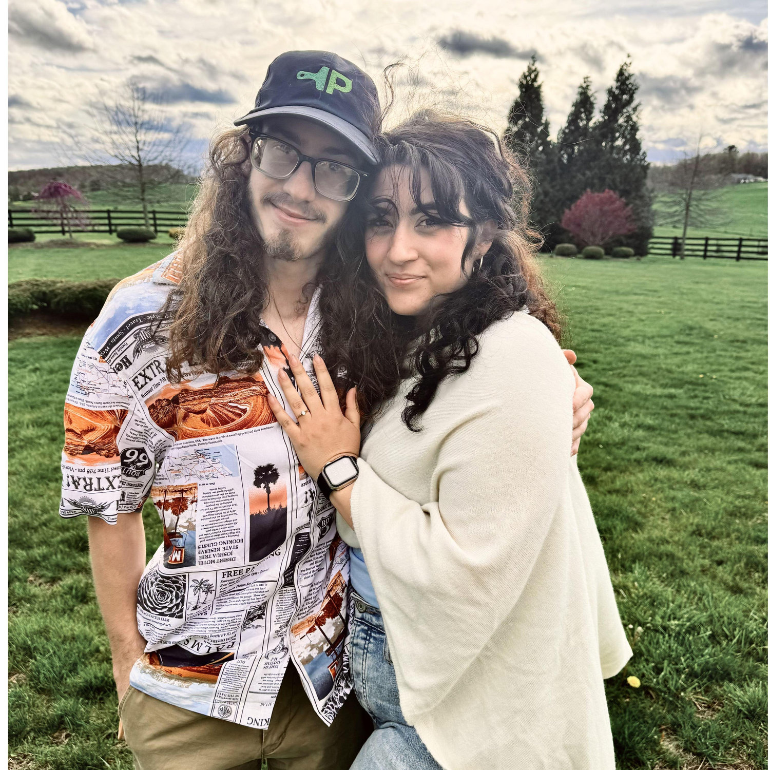 Immediately after getting engaged. Felt like a dream come true!