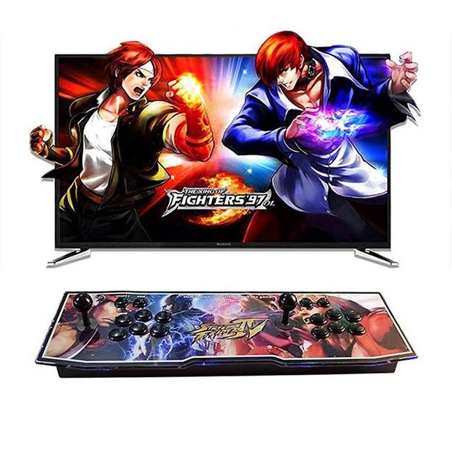888Warehouse 【4230 Games in 1】 New! Pandora's Box 9S 3D Arcade Console with 4,230 3D + 2D Games in 1, Retro Video Games Double Stick Arcade Console, Supports 4 Players, Save Games, HDMI VGA