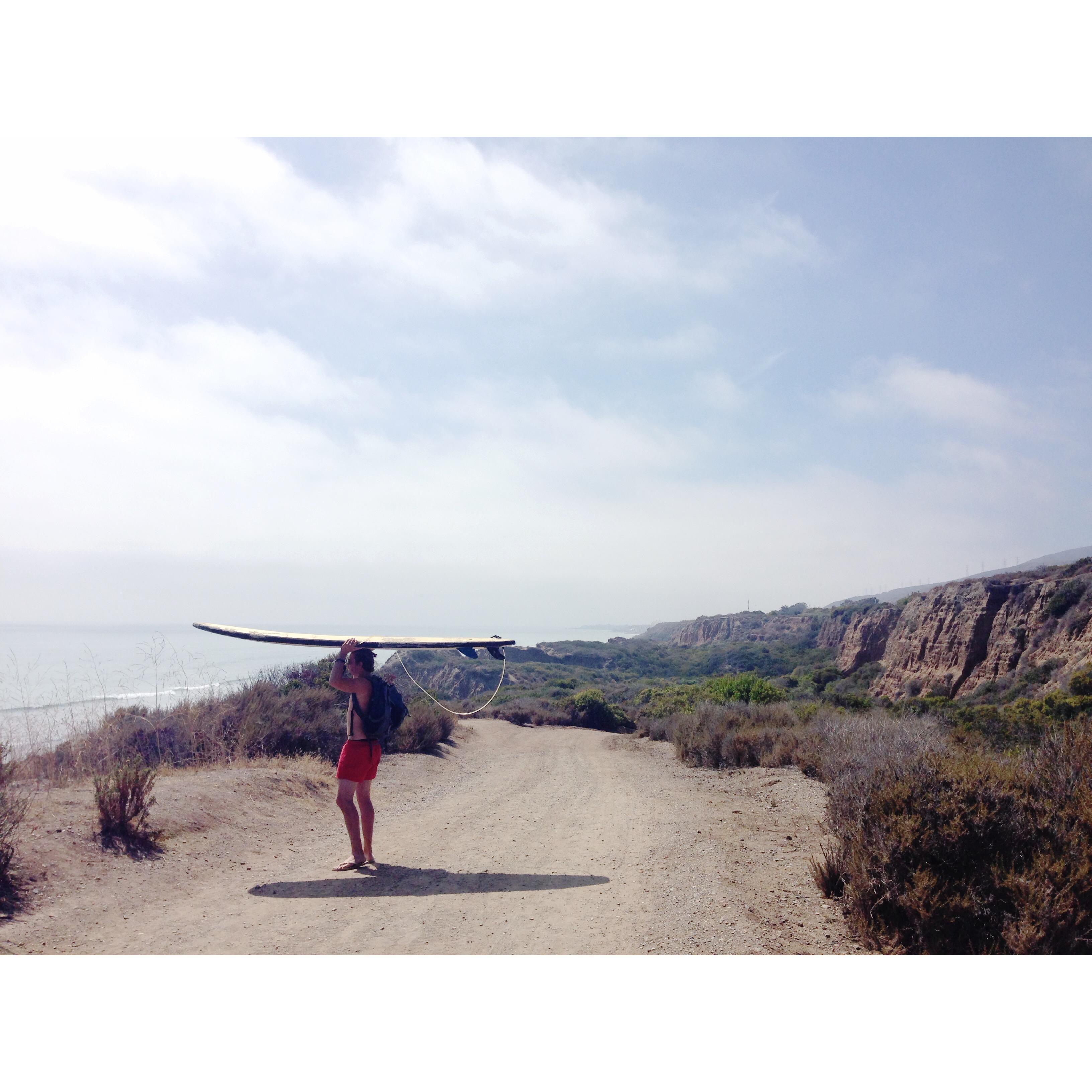 Camping in San Clemente, California