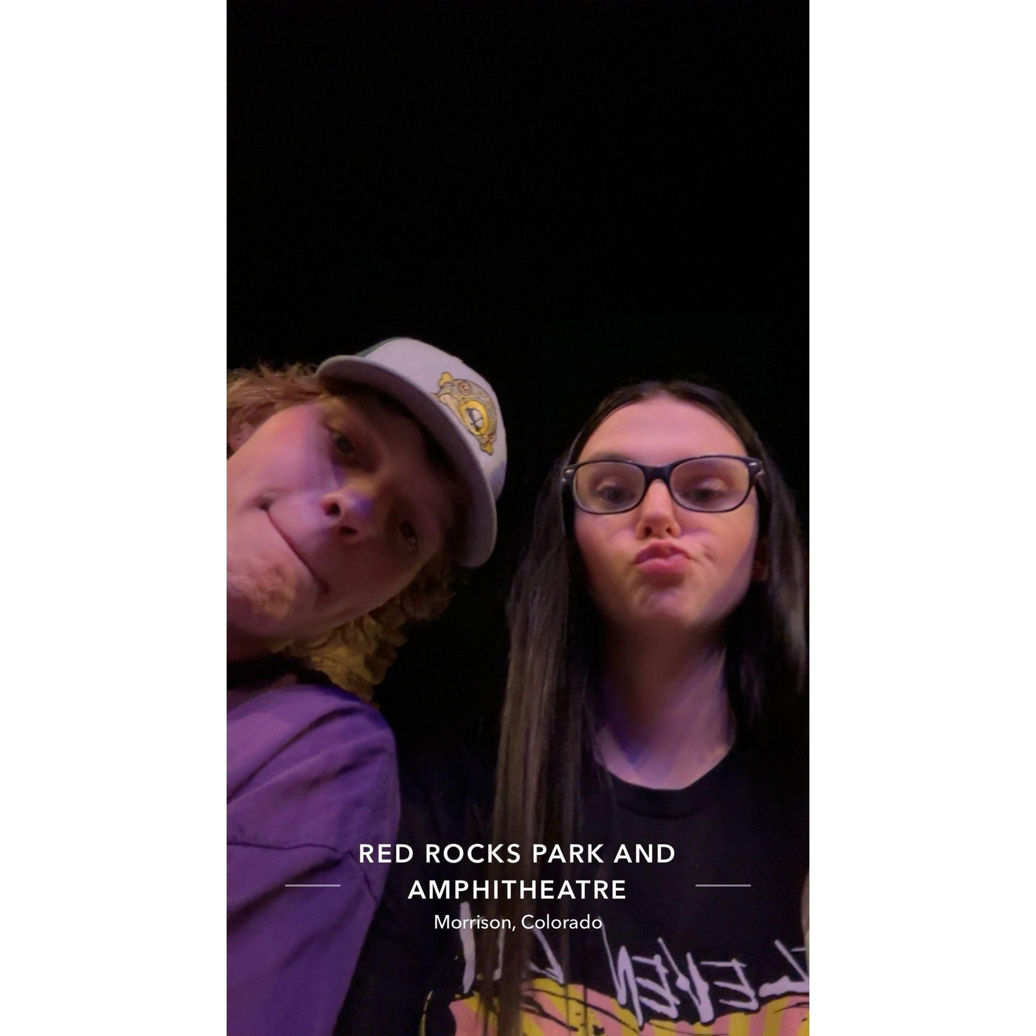 Lucas and Cheyenne's first concert together! 311!