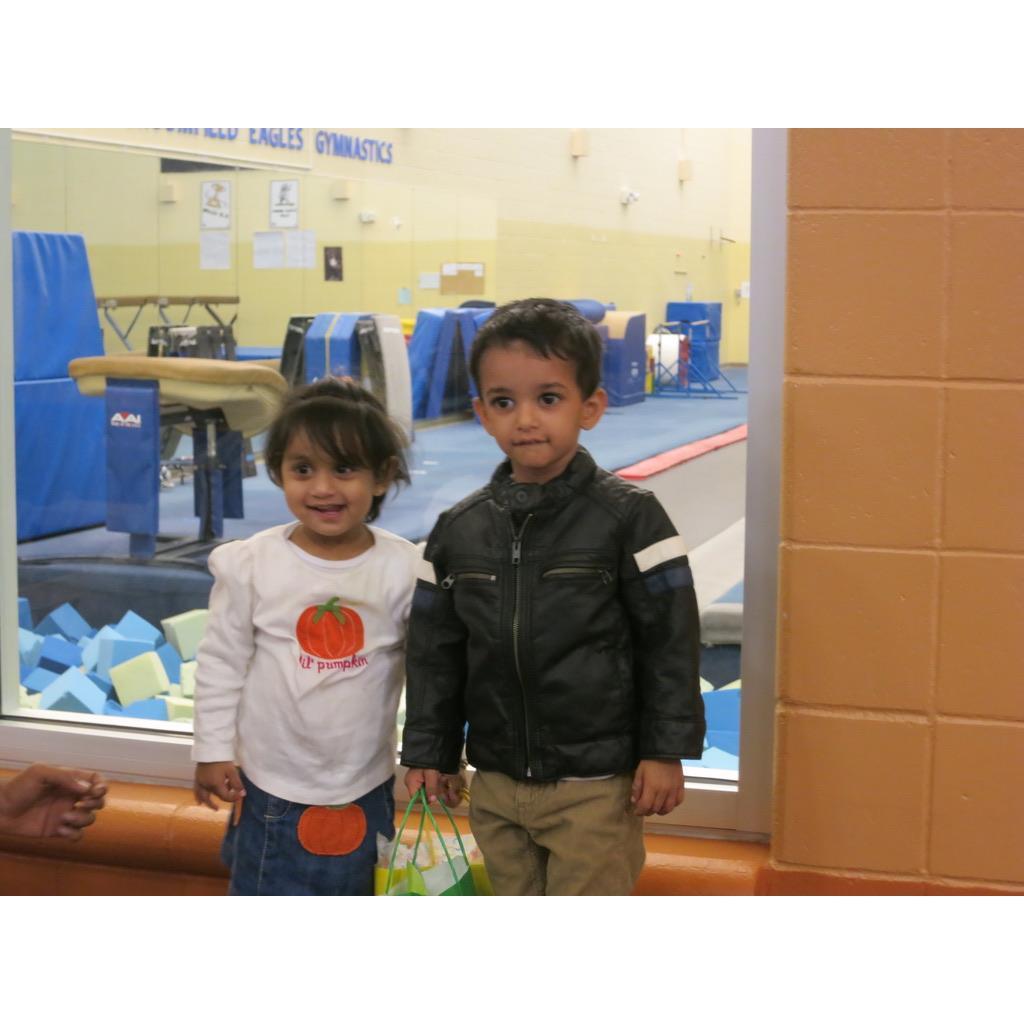 Ritu with biker dude!