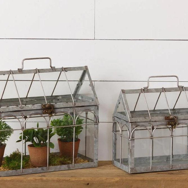 Metal Tabletop Greenhouse - Choose Size