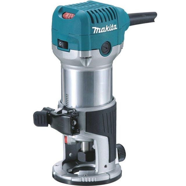 Makita 6.5 Amp 1-1/4 HP Corded Fixed Base Variable Speed Compact Router with Quick-Release RT0701C - The Home Depot